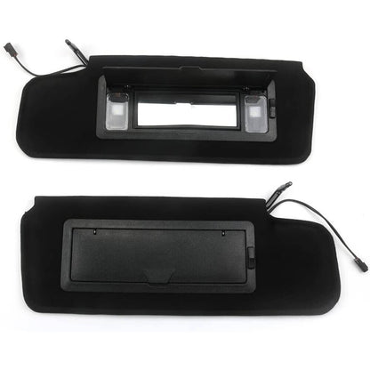 Bethesda Industrial Pair Sun visors w/Vanity Mirror & LED Light For 1984-1996 Chevy Corvette C4 5.7L