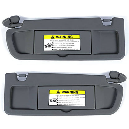 Bethesda Industrial Pair Sun Visor Dark Gray For 2006-2011 Honda Civic Visors Left & Right Visor Set