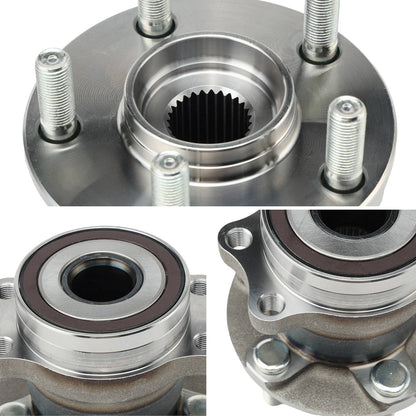 Bethesda Industrial 2X Rear Wheel Bearings and Hub For Subaru Forester 2014-18 Impreza 2012-14 Base