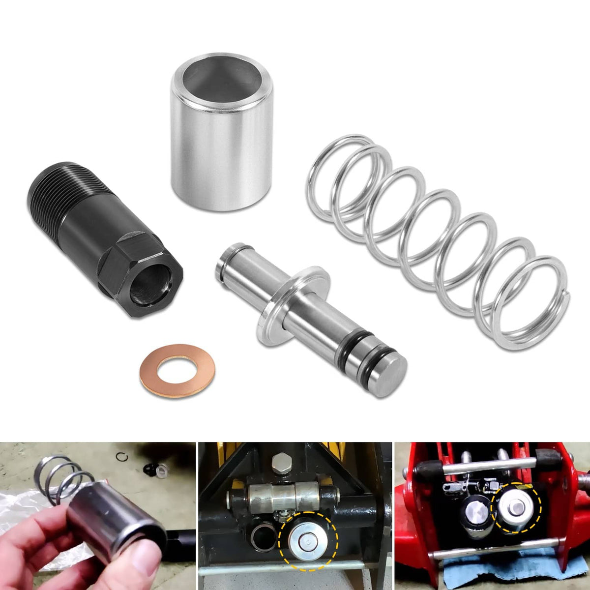 Bethesda Industrial Replacement Pump Piston fits Harbor Freight-Costco-Arcan-Matco 3 & 3 1/4 t. jack