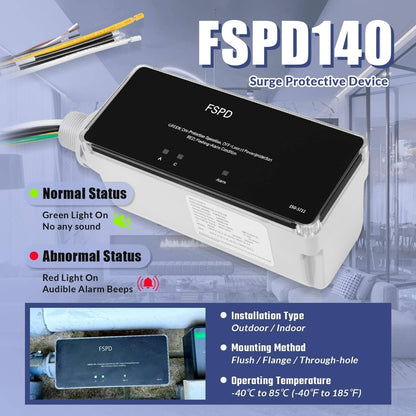 Bethesda Industrial Replace for FSPD140 Surge Protection Device, Level 2 Rated for 140,000 Amps