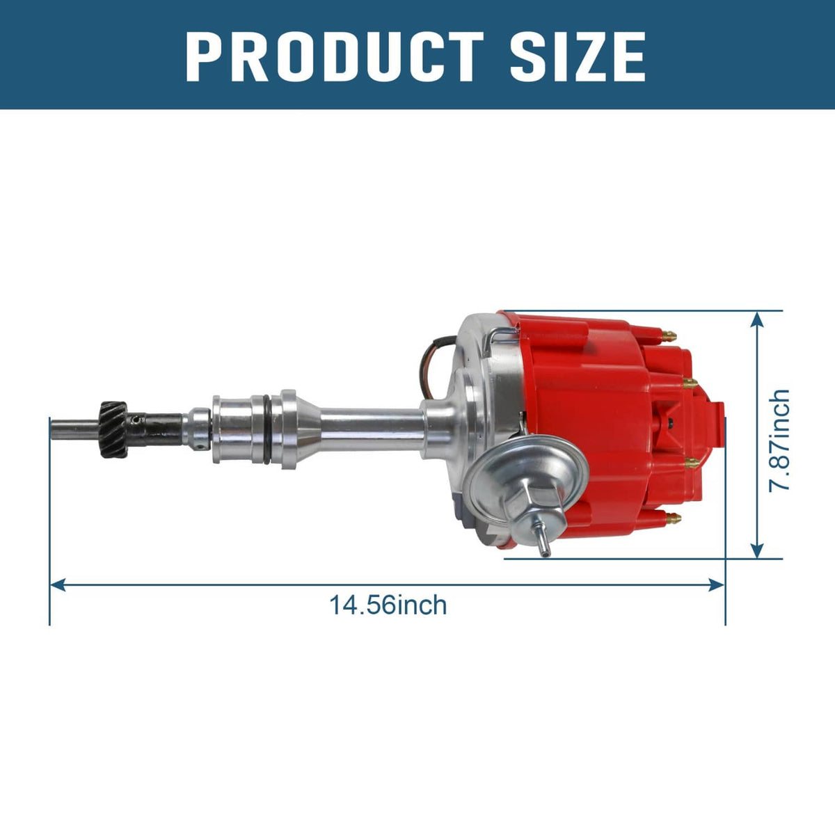 Bethesda Industrial HEI Ignition Distributor Fit For SBF Ford Small Block 260 289 302 w/ 65K Coil
