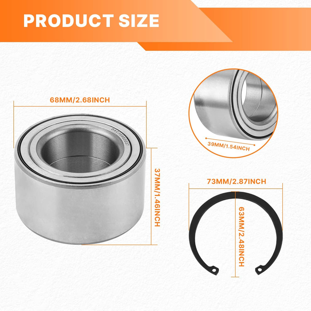 Bethesda Industrial Replacement Wheel Bearings Fit for Can-Am Maverick X3 Model 2017-2023 293350129