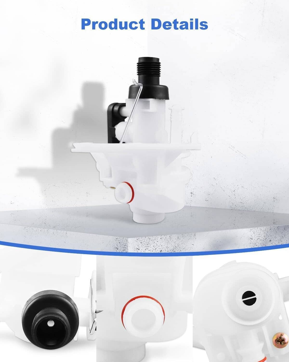 Bethesda Industrial Upgraded For RV Thetford Aqua Magic V Toilet Water Valve Replacement Part# 31705