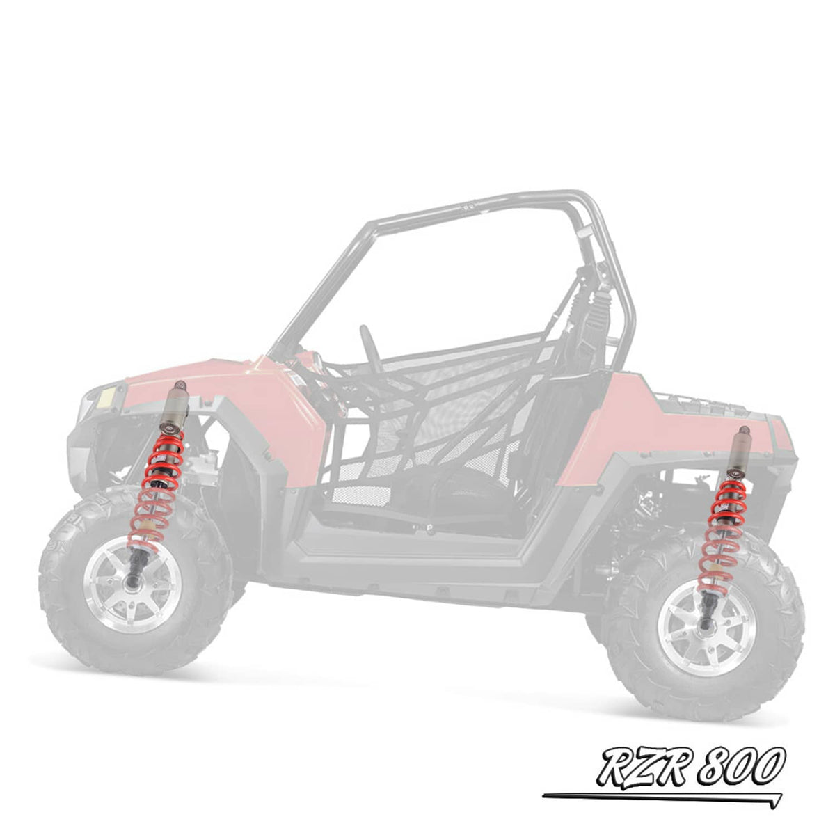Bethesda Industrial 4X Front + Rear Air Shocks Absorbers Set For 2009-2014 Polaris RZR 800 S UTV