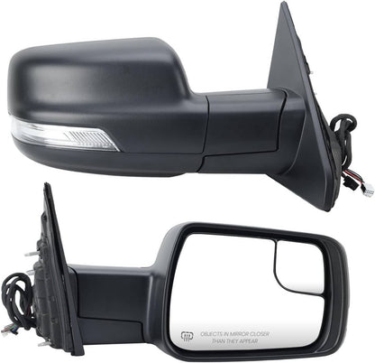 Bethesda Industrial Right Heated Mirror w/Power Fold Signal Light For 2019-2024 Ram 1500 68276500AH