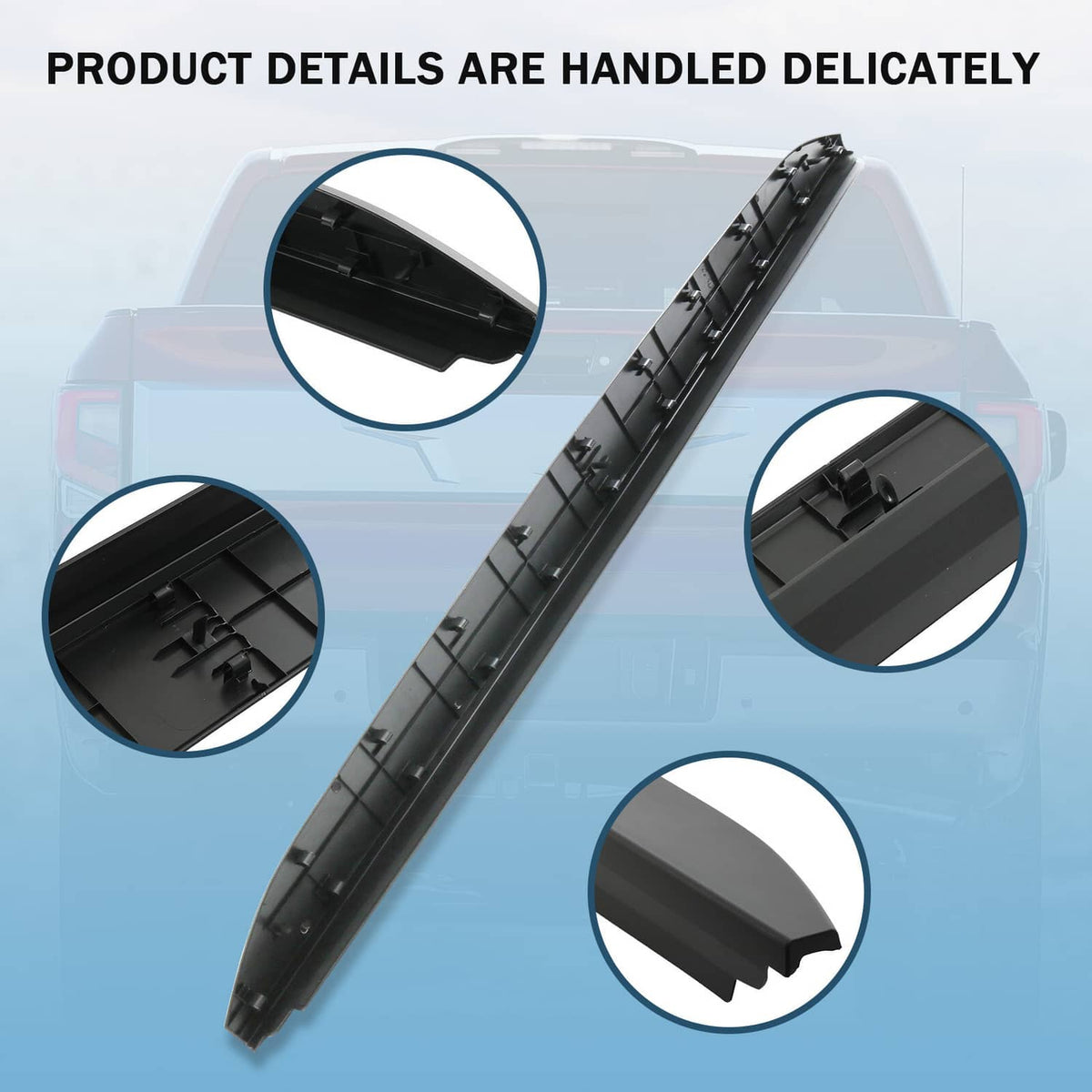 Bethesda Industrial For 2016-2021 Nissan Titan Rear Tailgate Bed Cap Molding Fit 93486-EZ00A