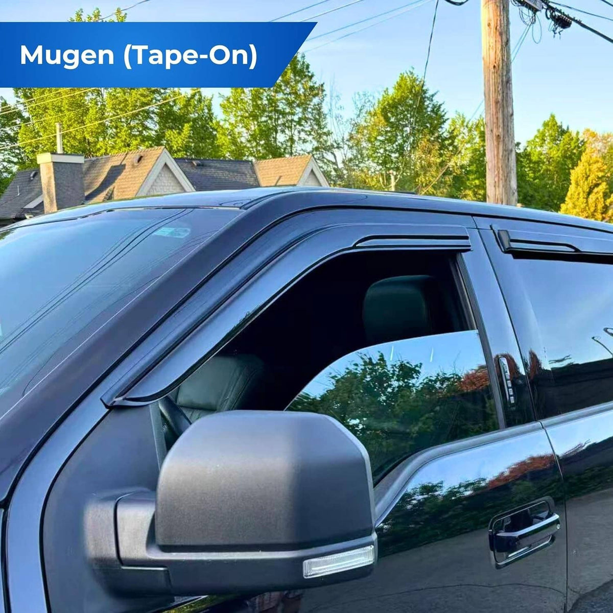 Bethesda Industrial New For 2020-2025 Toyota Corolla Sedan JDM Mugen Style Window Visors Rain Guards