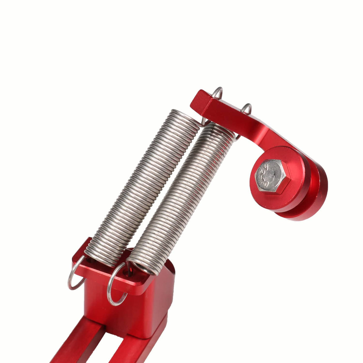 Bethesda Industrial Red Aluminum Throttle Cable Carb Bracket For 4150 4160 Carburetor 350 SBC