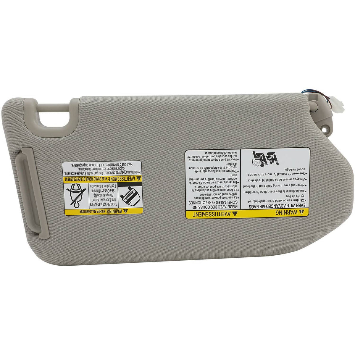 Bethesda Industrial Sun Visor With Lamp Left Driver Gray for 2013-2018 Nissan Pathfinder 96401-9PB0A