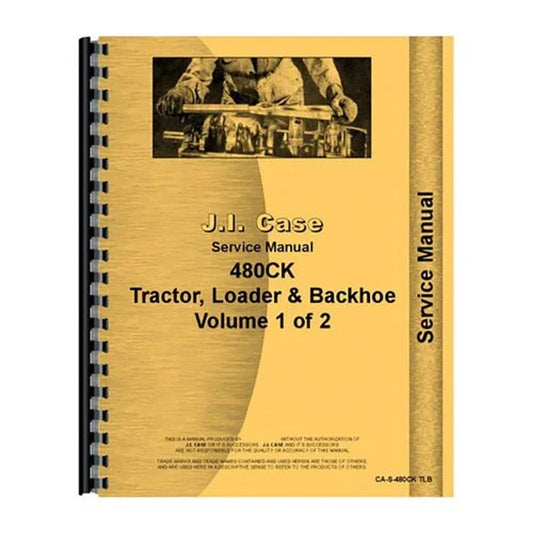 Bethesda Industrial Service Manual fits Case 480C 480C