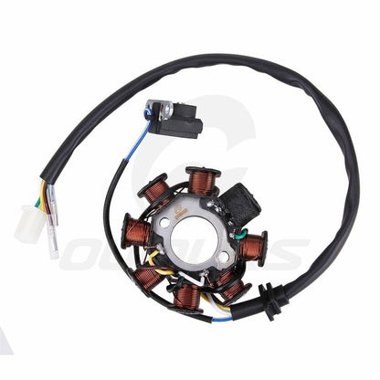 Bethesda Industrial 8 Pole Magneto Stator Coil For GY6 150cc 125cc 50cc Moped TAOTAO Scooter