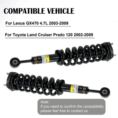 Bethesda Industrial 4X Front Rear Shock Absorber Strut Assys For Lexus GX470 Toyota Land Cruiser 120