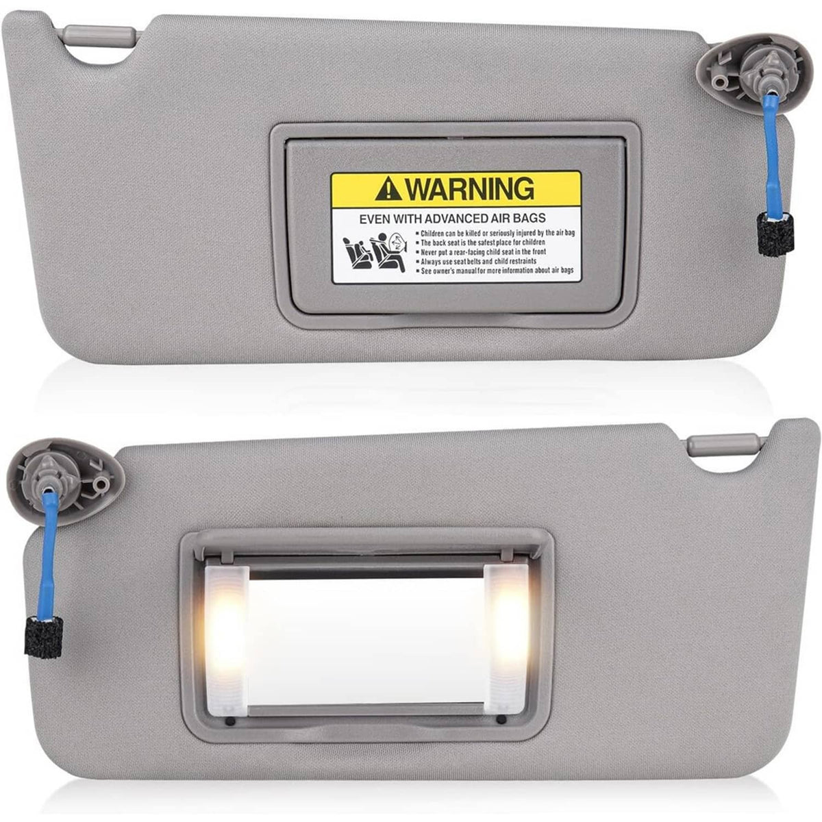 Bethesda Industrial 2Pcs Sun Visor w/LED Light Mirror For 2008-2017 Honda Accord 83280-TA5-A51ZA