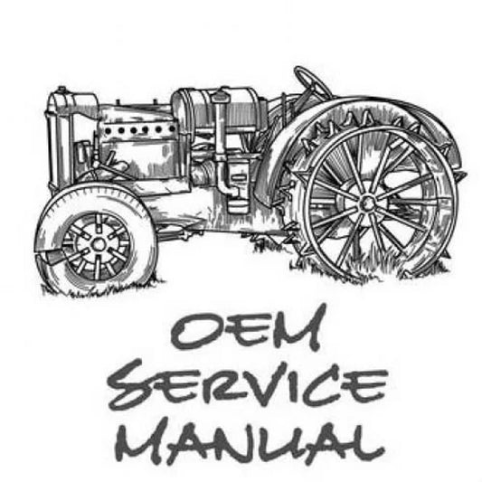 Bethesda Industrial Service Manual fits Kubota L39 L39