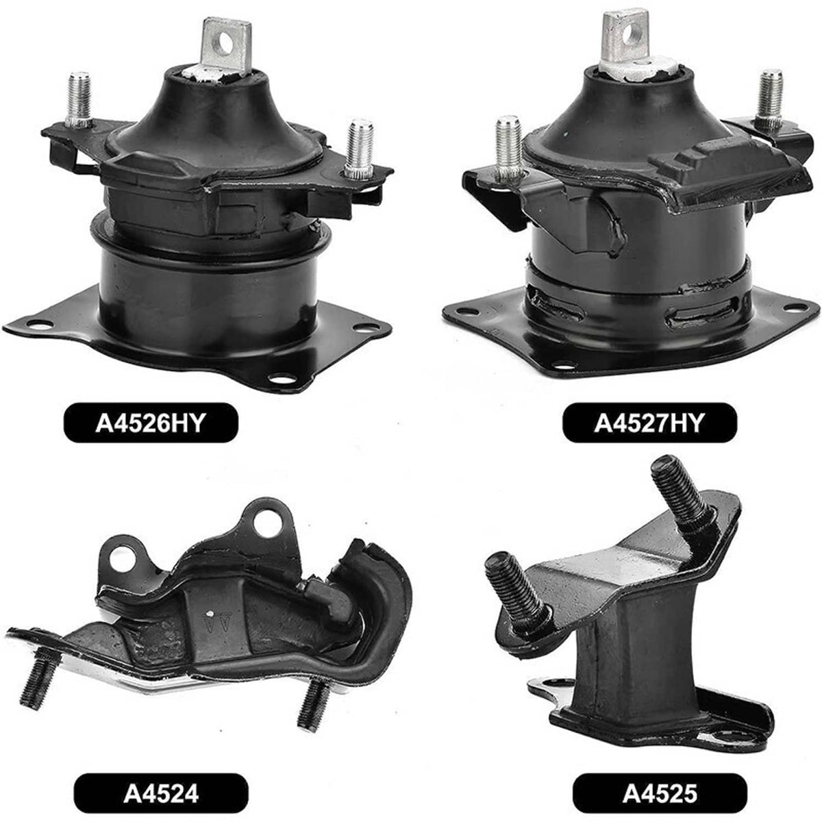 Bethesda Industrial 6PCS For 2003-2007 Honda Accord 2.4L Auto Engine Motor & Transmission Mount Set
