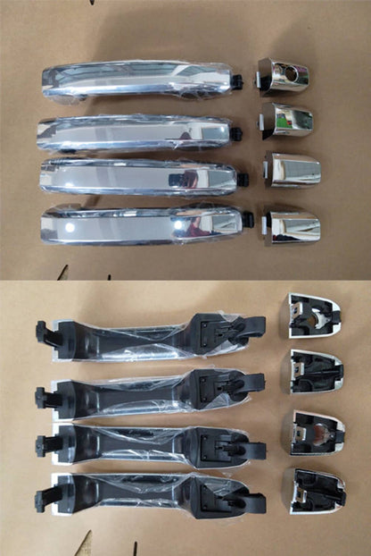 Bethesda Industrial 4Pcs Chrome Exterior Door Handle For 2014-2017 Chevrolet Silverado 1500 22923598