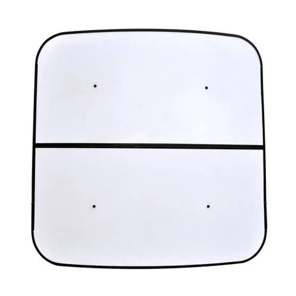 Bethesda Industrial Red Rooster® Tractor & Mower Sun Shade Canopy - ROPS MT - 44"x 44" - White