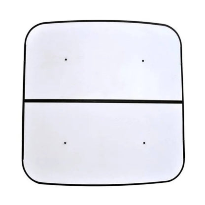Bethesda Industrial Red Rooster® Tractor & Mower Sun Shade Canopy - ROPS MT - 44"x 44" - White