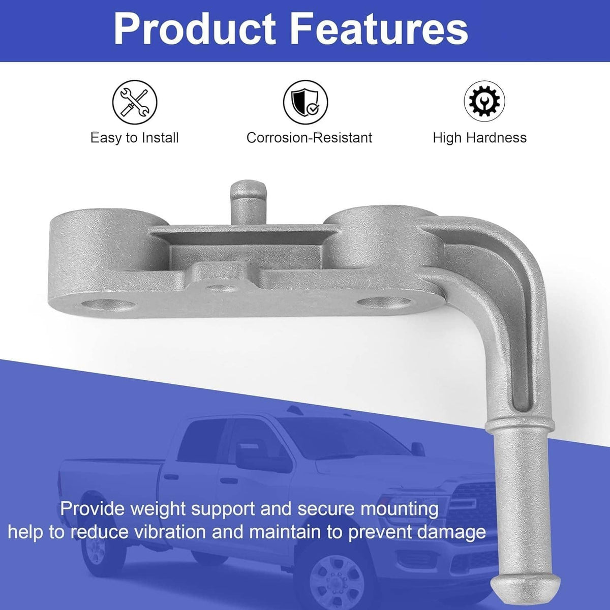 Bethesda Industrial Rear Right Exhaust Components-Tailpipe Bracket For 2019-24 Ram 1500 5.7/6.2L V8