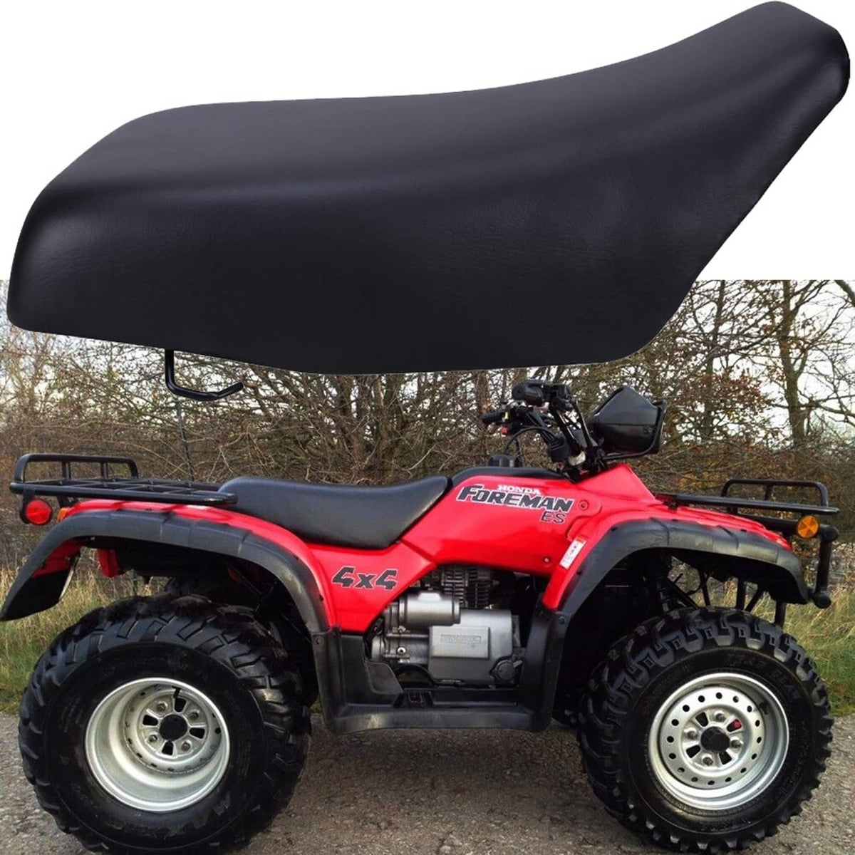 Bethesda Industrial Complete Black Seat For 98-2004 Honda TRX 450 TRX450ES/S/FE/FM Foreman 450 ATV