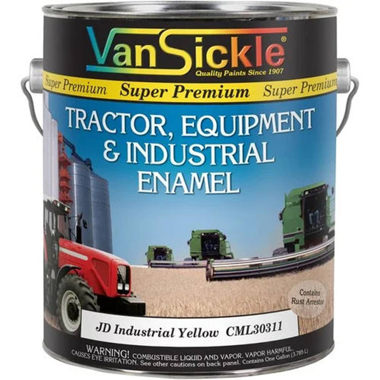 Bethesda Industrial John Deere Construction Yellow Tractor Paint Gallon