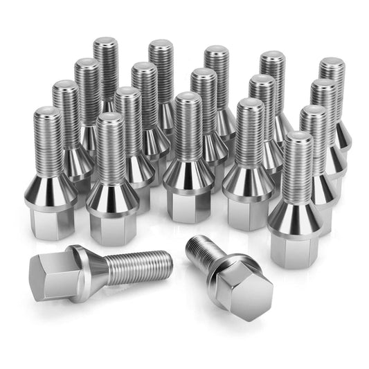 Bethesda Industrial 20PCS 12x1.25 Wheel Lug Nuts For Jeep Cherokee Compass Dodge Dart Chrysler 200