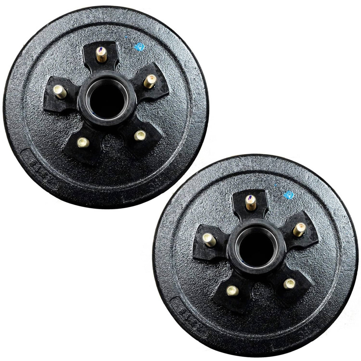 Bethesda Industrial 2PK Electric Trailer Brake 5 on 4.5 Hub Drum 10" X 2.25" Brakes 3500 lb Axles