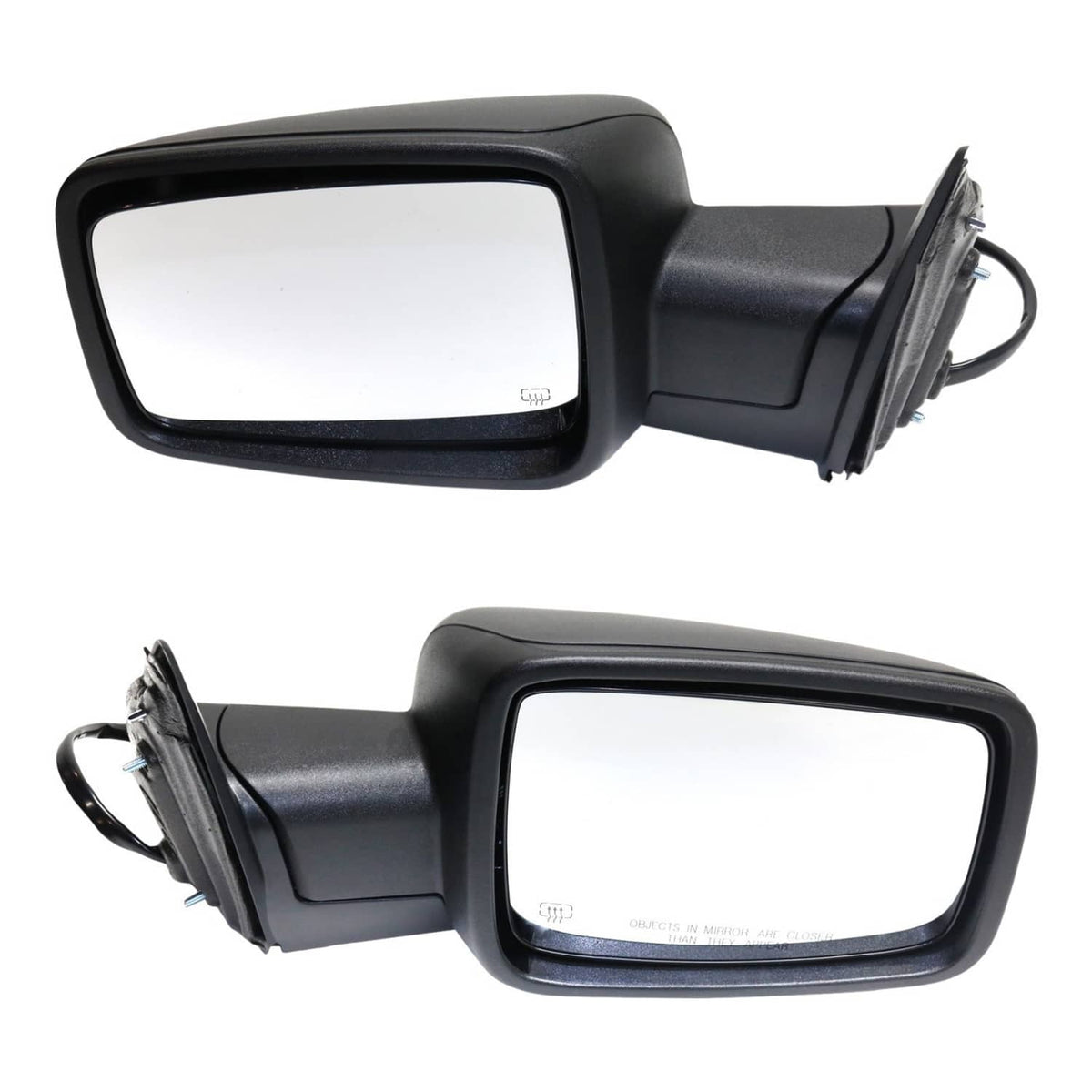 Bethesda Industrial Left & Right Side Door Mirror For 13-19 Dodge Ram 1500 Power Fold + Heated +Temp