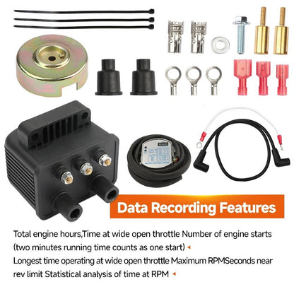 Bethesda Industrial Single Fire Programmable Ignition Kit For 1970-03 Harley-Davidson Big Twin Evo