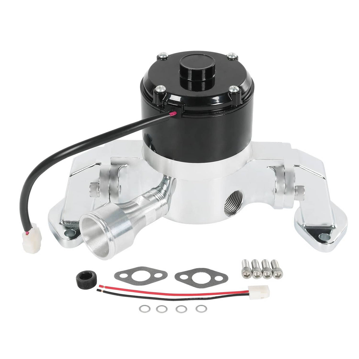 Bethesda Industrial High Flow Aluminum Electric Water Pump Fits Big Block Chevy 454 427 396 Chrome