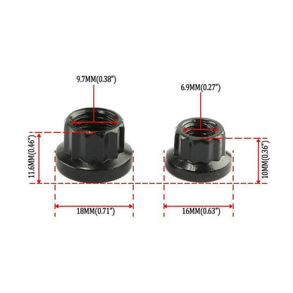 Bethesda Industrial Head Studs Bolts Kit Black For 2004-2020 Chevy GM 4.8L 5.3L 5.7L 6.0L 6.2L 7.0L