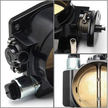 Bethesda Industrial 92MM Throttle body+TPS IAC+Adapter Plate For Chevy GM Gen III LSX LS LS1 LS2 LS7