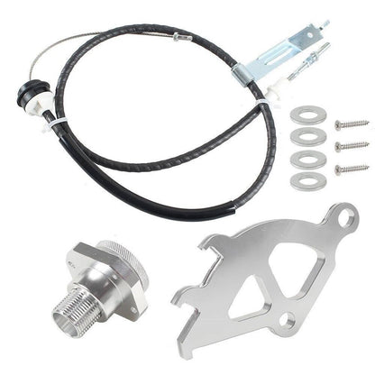 Bethesda Industrial Adjustable Clutch Cable Quadrant and Firewall Adjuster Kit For 1979-1995 Mustang