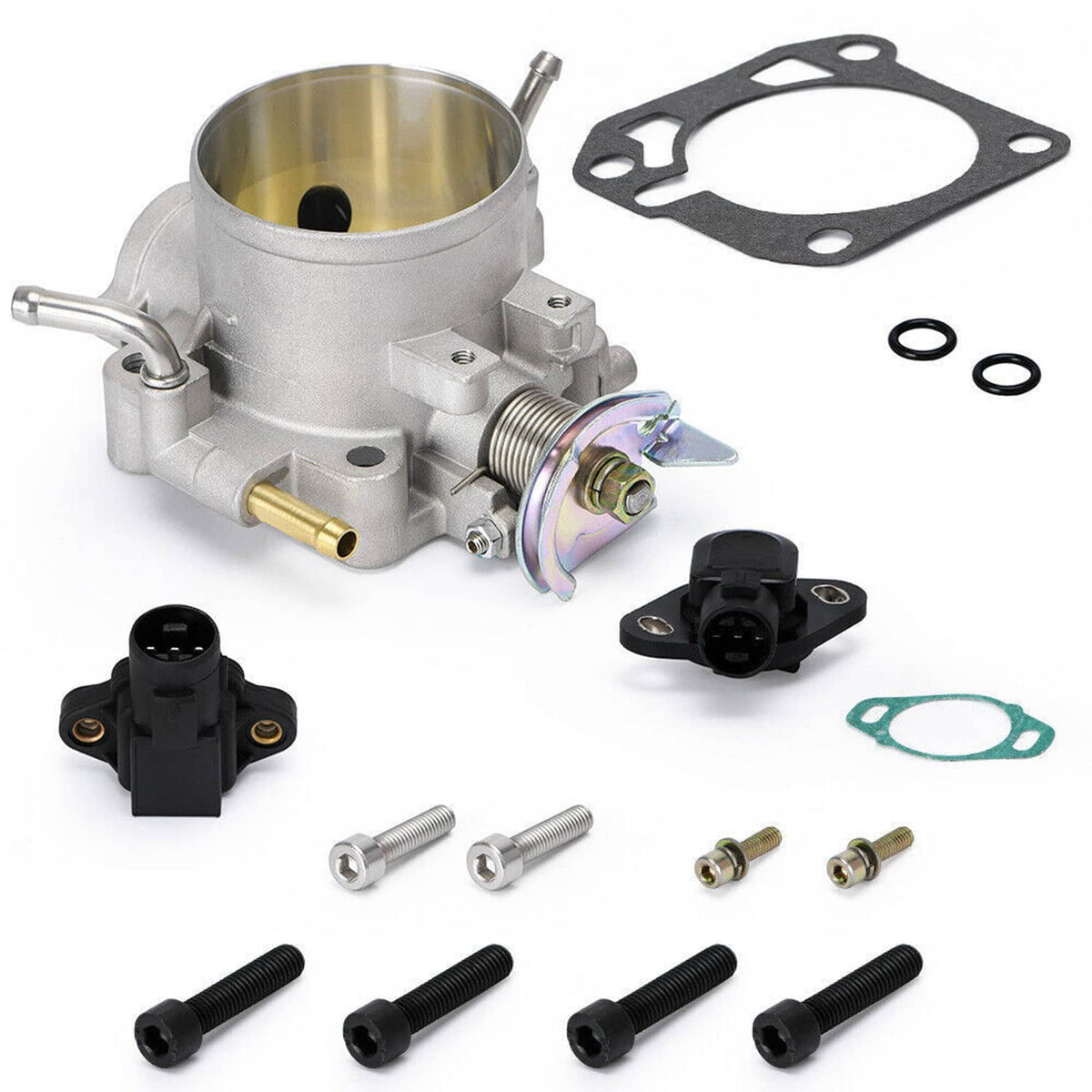 Bethesda Industrial 70mm Throttle Body W/ TPS & MAP Sensor For Honda Civic Integra B/D/F/H B18C B16A