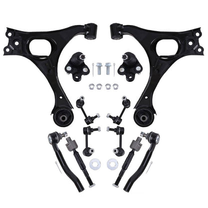 Bethesda Industrial For 06-11 Honda Civic Front Lower Control Arms Ball Joint Sway Bars w/ Tie Rods