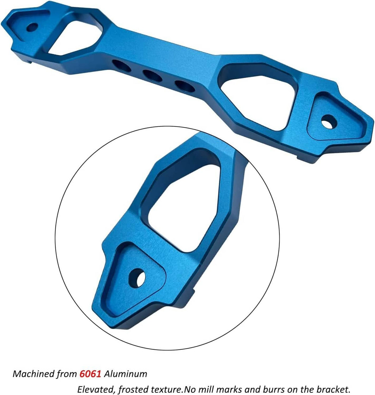 Bethesda Industrial BLUE BILLET ALUMINUM CAR BATTERY TIE DOWN MOUNT BRACKET BRACE BAR 220-190MM