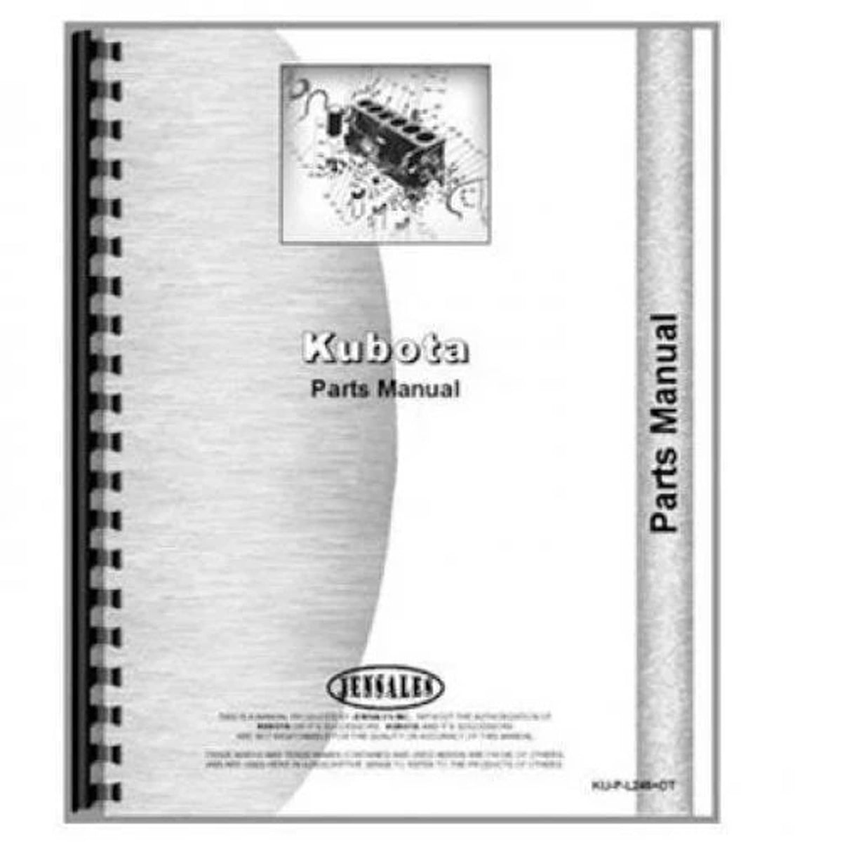 Bethesda Industrial Parts Manual fits Kubota B7500 B7400 B7400 B7500