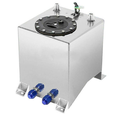 Bethesda Industrial 2.5 Gallon Aluminum Racing Drift Fuel Cell Gas Tank & Level Sender Universal