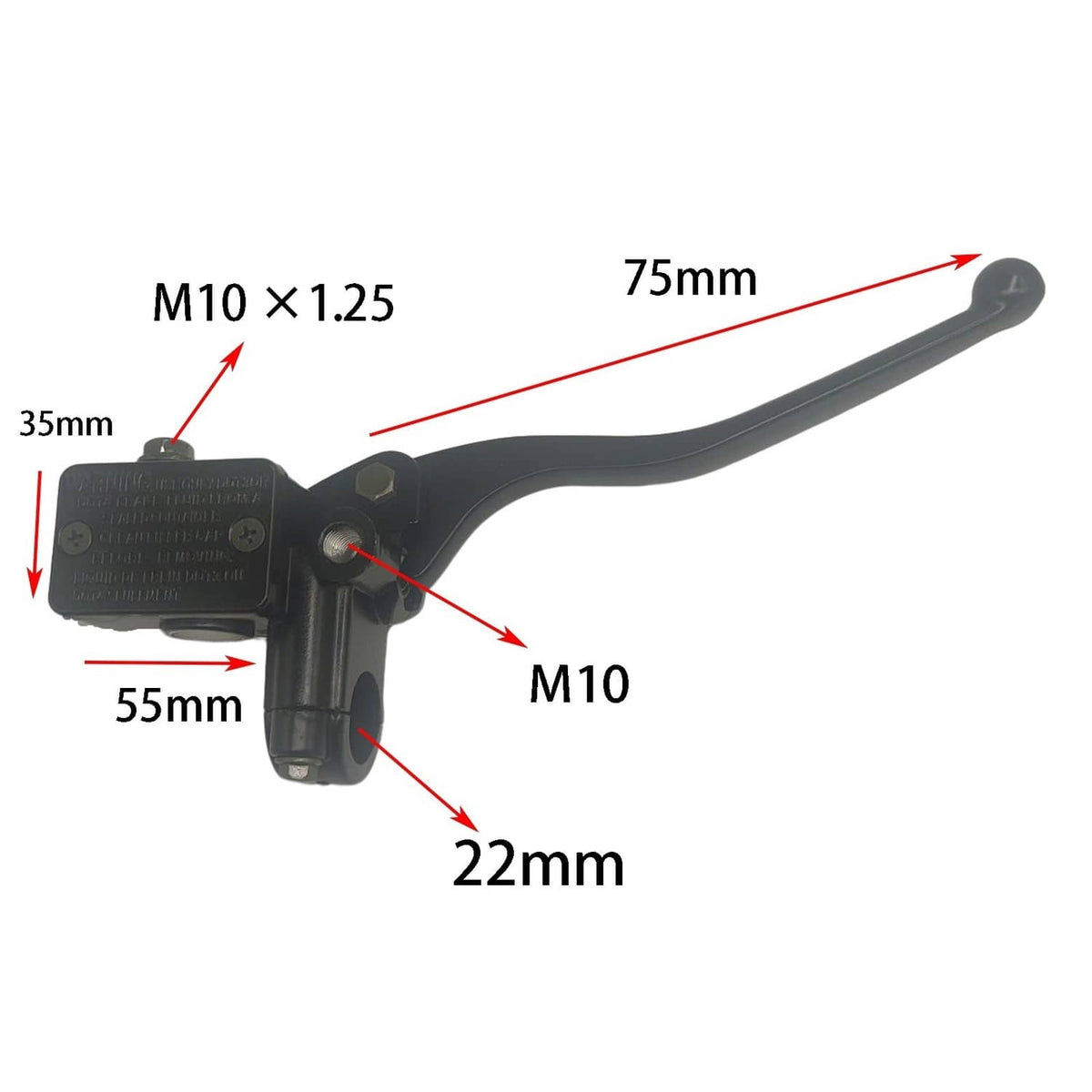 Bethesda Industrial Front Brake Master Cylinder for Suzuki QuadRunner 230 250 450 500 59600-44B11