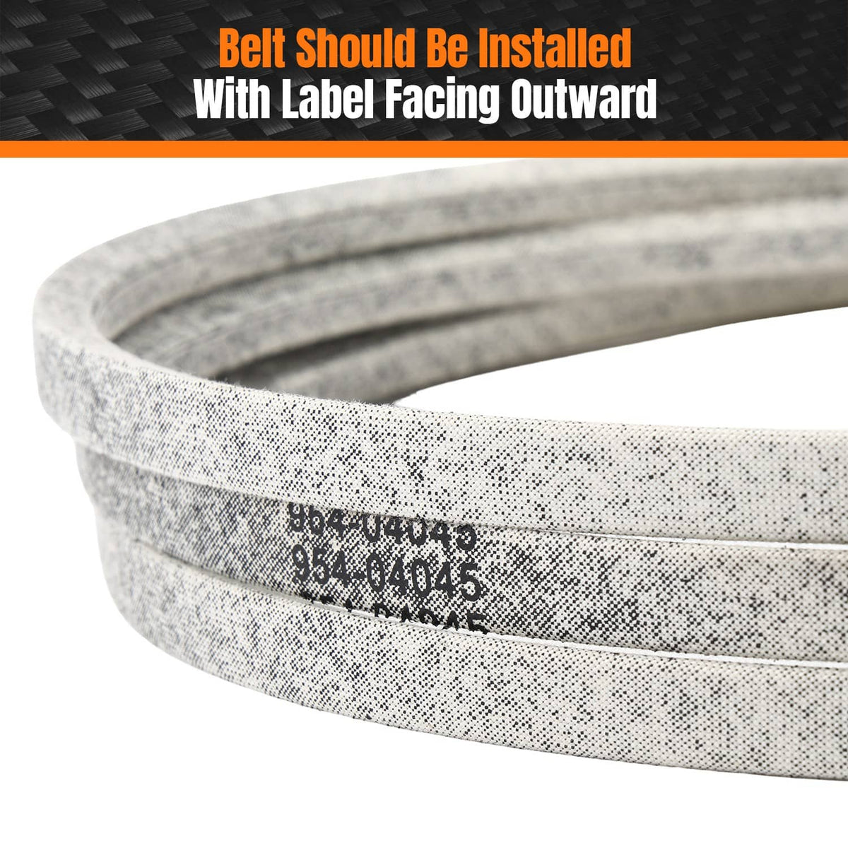 Bethesda Industrial Mower Deck Belt 1/2" x 109" Fit for MTD Cub Cadet Troy Bilt 954-04045 754-04045