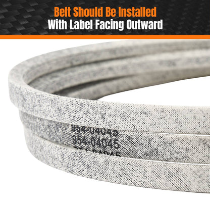 Bethesda Industrial Mower Deck Belt 1/2" x 109" Fit for MTD Cub Cadet Troy Bilt 954-04045 754-04045