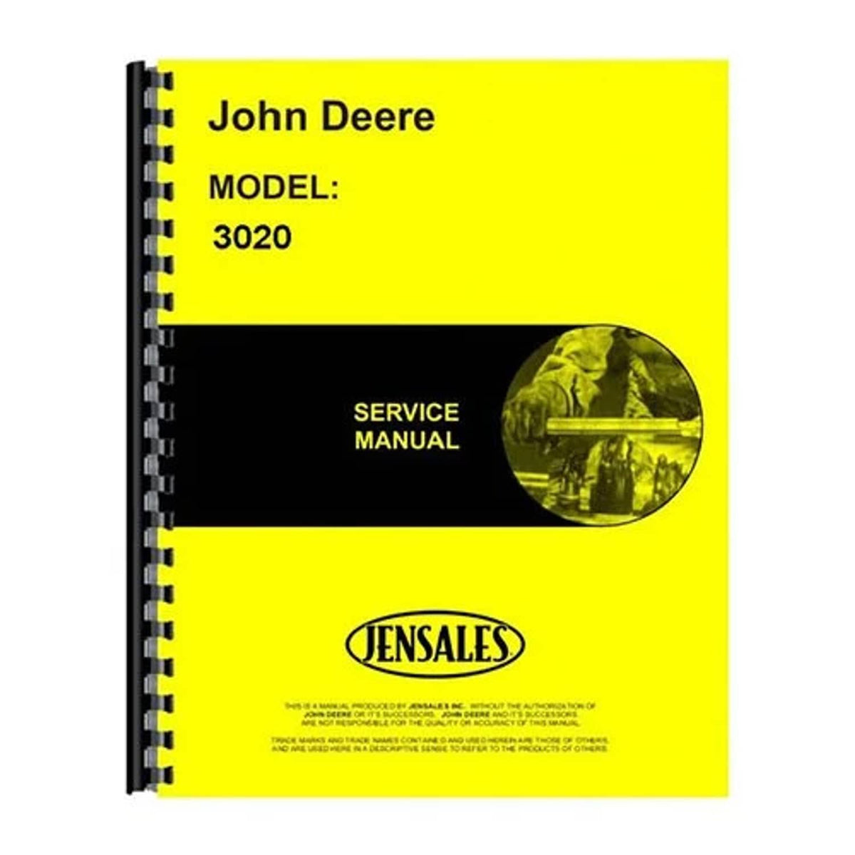Bethesda Industrial Service Manual fits John Deere 3020