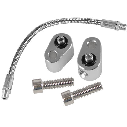 Bethesda Industrial For LS LS1 Throttle Body Bypass Coolant Steam Port Crossover Hose Braided Kit