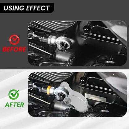 Bethesda Industrial Chrome Gear Shift Neutral Assist Bracket For Harley Softail FLFB Touring Glide