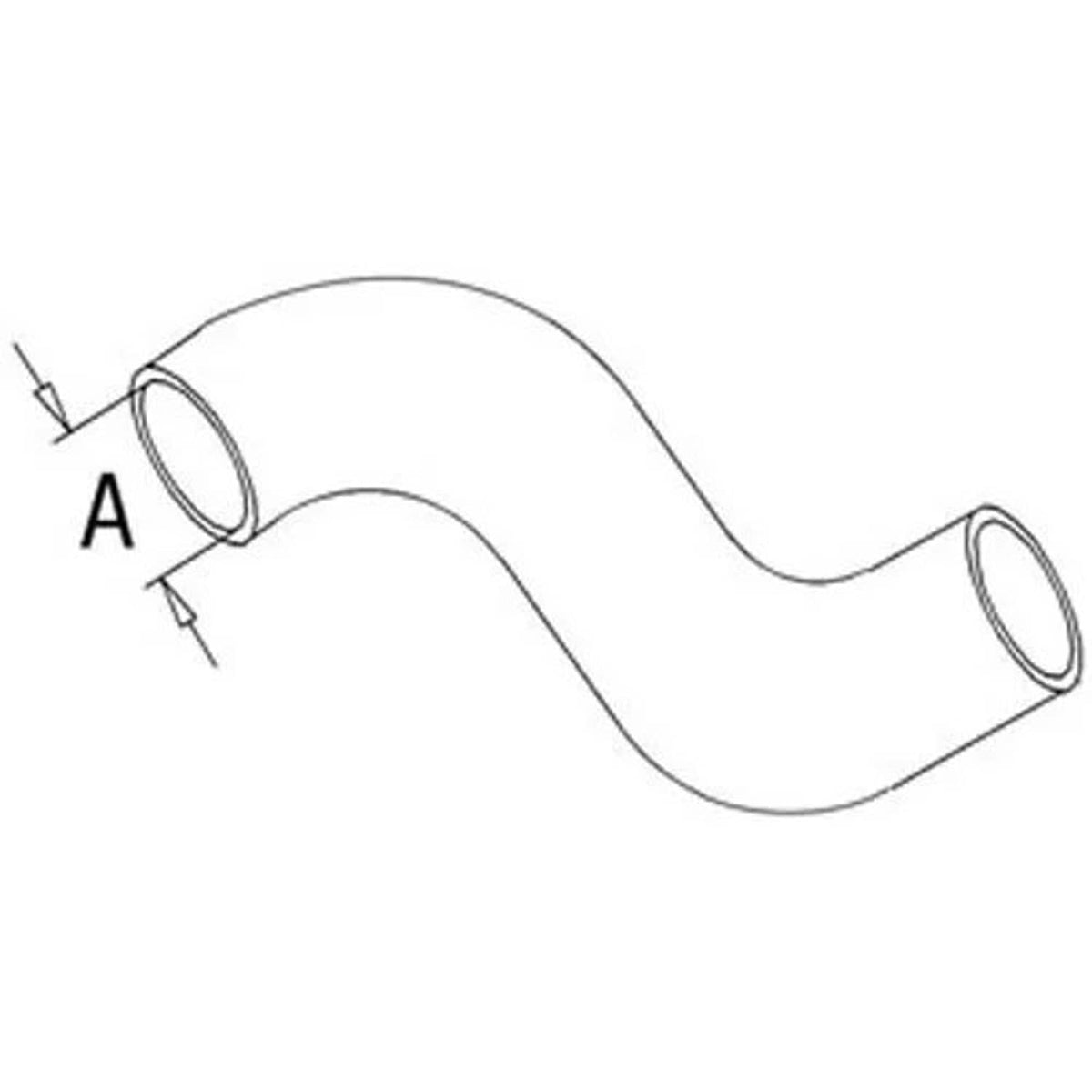 Bethesda Industrial Upper Radiator Hose fits International 686 756 406766R1