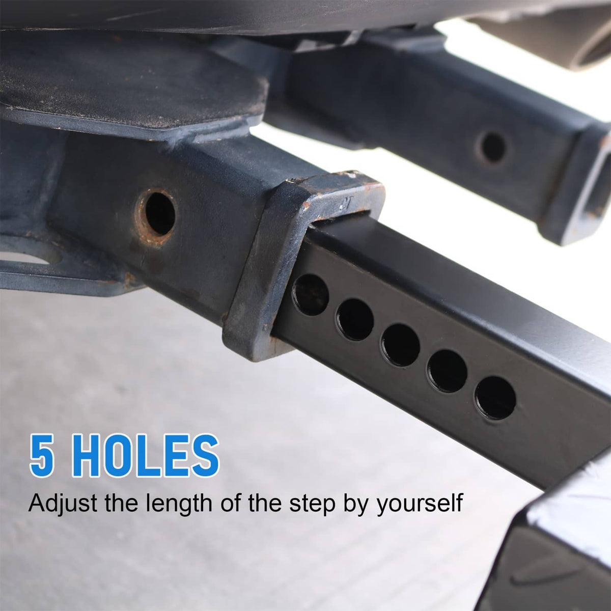 Bethesda Industrial Universal Hitch Climber Step Towing Bumper Guard Anti-Rust For 2" Cars Truck SUV