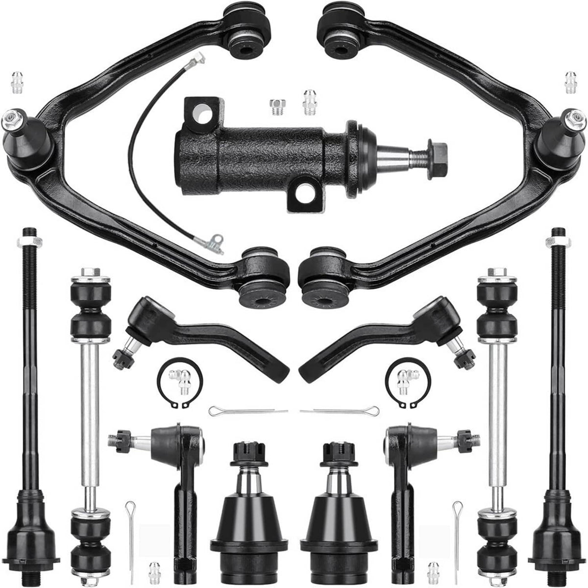 Bethesda Industrial 13PCS For 1999-2006 Chevy Silverado 1500 4WD Front Upper Lower Control Arm Kit