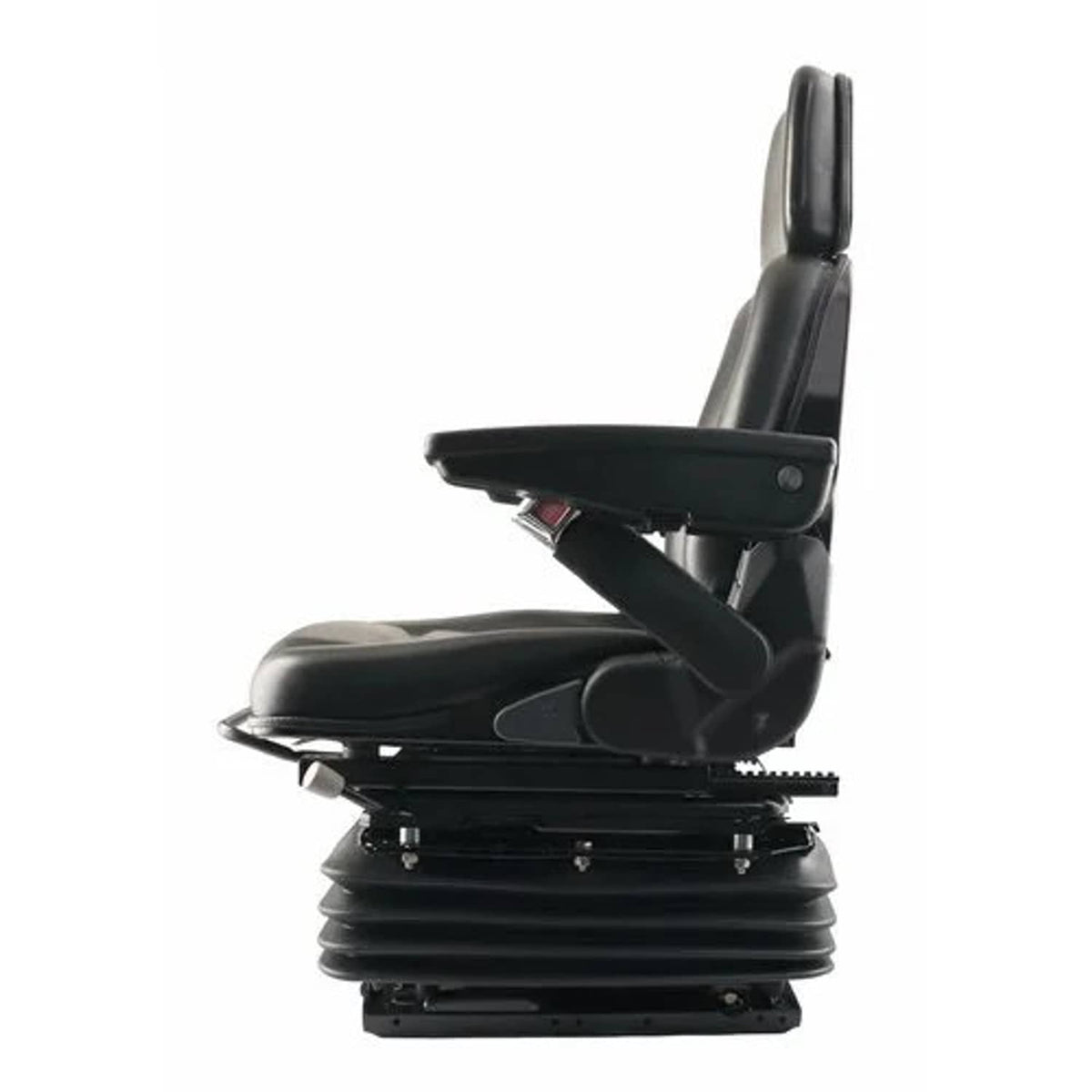 Bethesda Industrial Seat Assembly - Mechanical Suspension High Back Vinyl Black fits Case IH