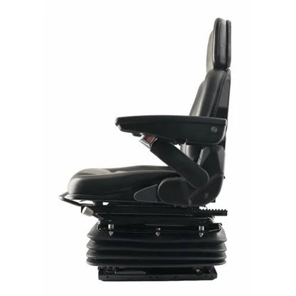 Bethesda Industrial Seat Assembly - Mechanical Suspension High Back Vinyl Black fits Case IH